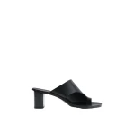 ATP Atelier Rosate in Black Cutout Heeled Sandals