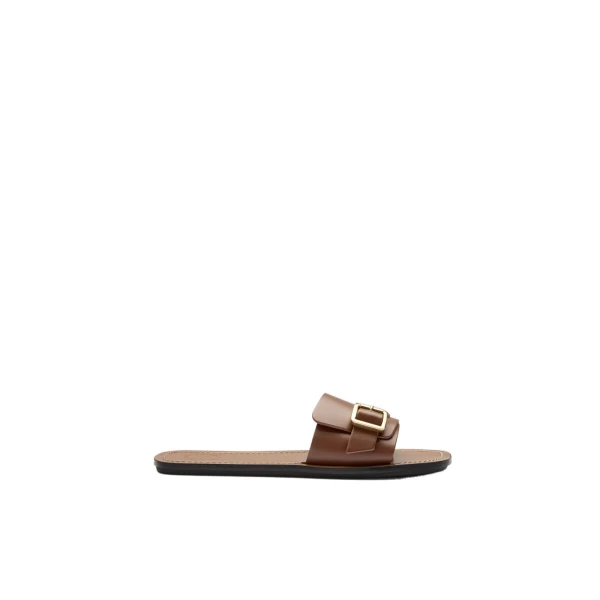 ATP Atelier Velturno in Cannella Flat Sandals