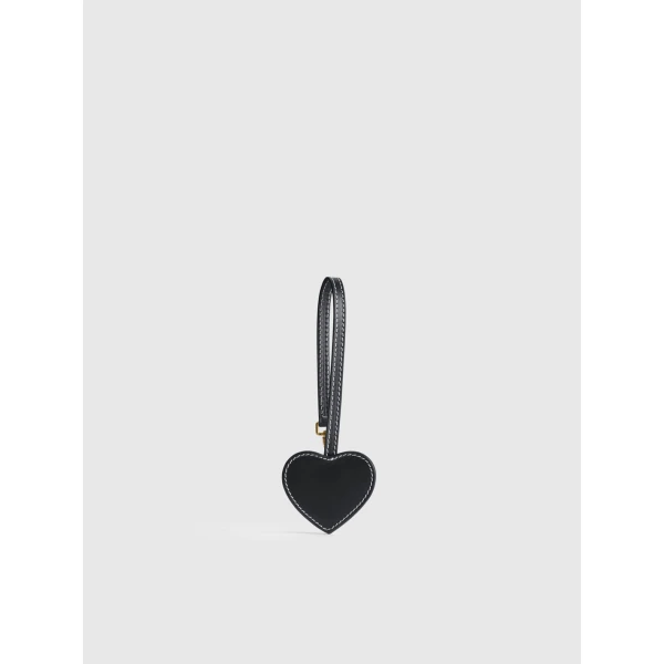 ATP Atelier Venosta in Black Contrast Stitch Key Chain