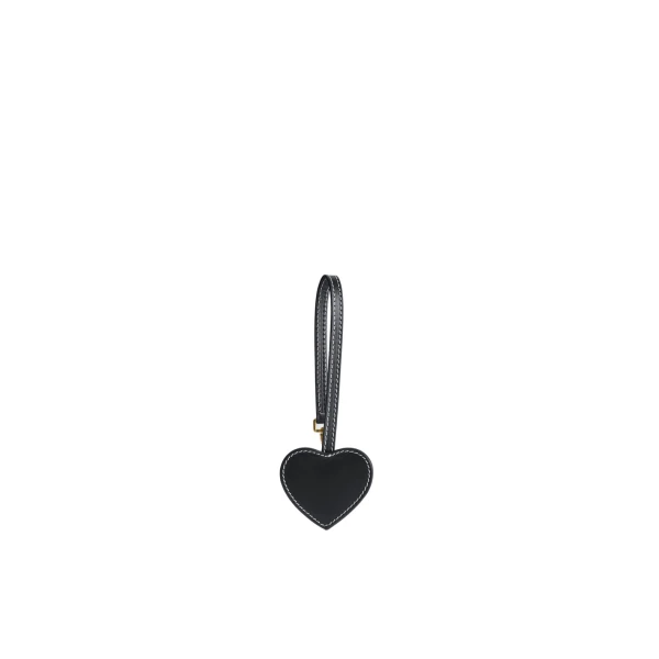 Venosta in Black Contrast Stitch Key Chain