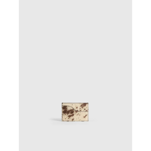 ATP Atelier Vinci in Mandorla and Walnut Card Holder