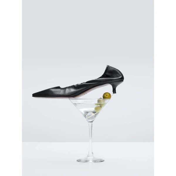 Black ATP Atelier pumps