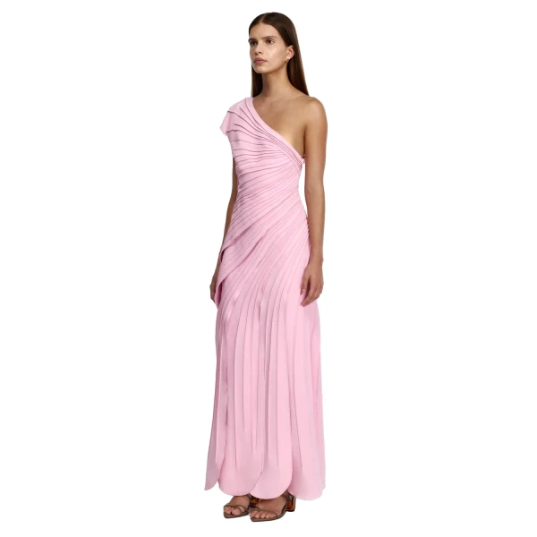 Acler Elcho Maxi Dress in Blushmuse, view 2