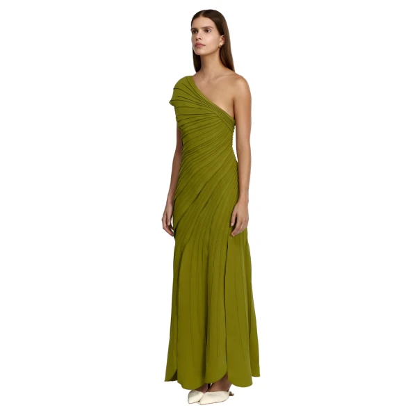 Acler Elcho Maxi Dress in Cardamom, view 2