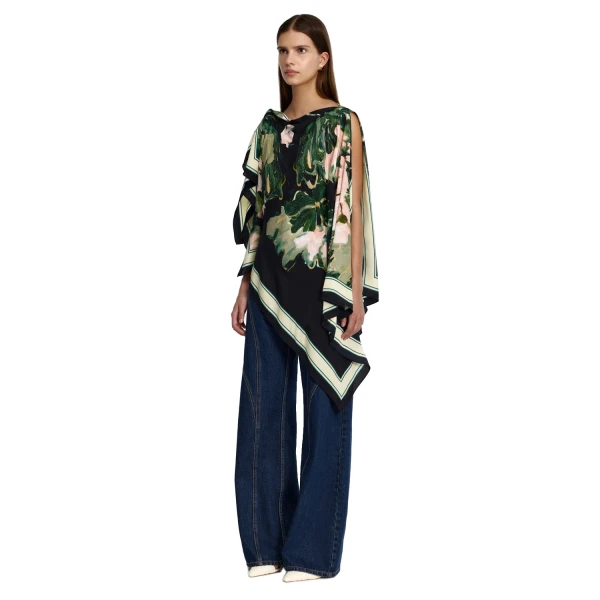 Acler Fortis Top in Water Lily, view 6