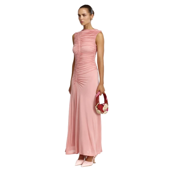 Acler Gillan Maxi Dress in Rose Petal, view 2