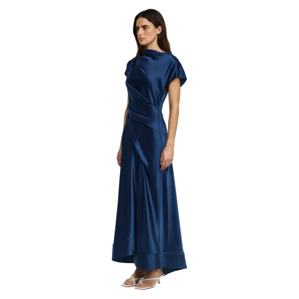Acler Glatton Maxi Dress in Misty Blue, view 2