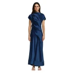 Acler Glatton Maxi Dress in Misty Blue