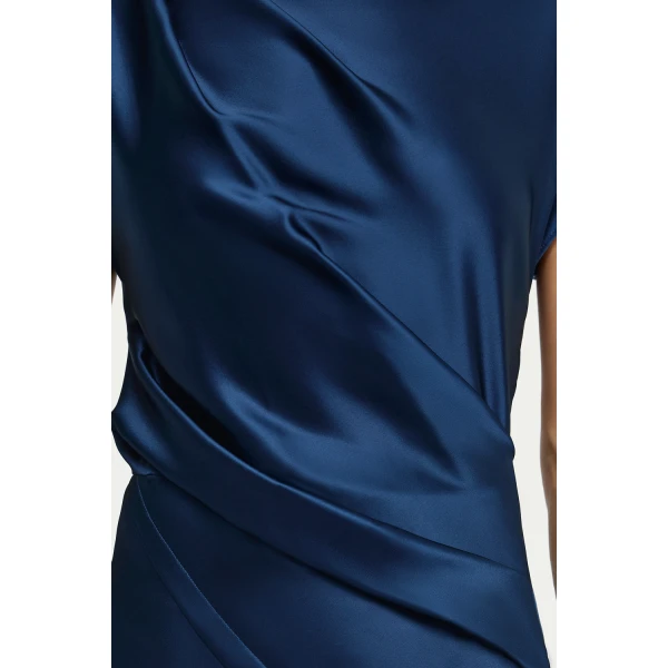Acler Glatton Maxi Dress in Misty Blue, view 4