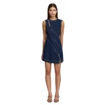 Acler Heath Mini Dress in Indigo