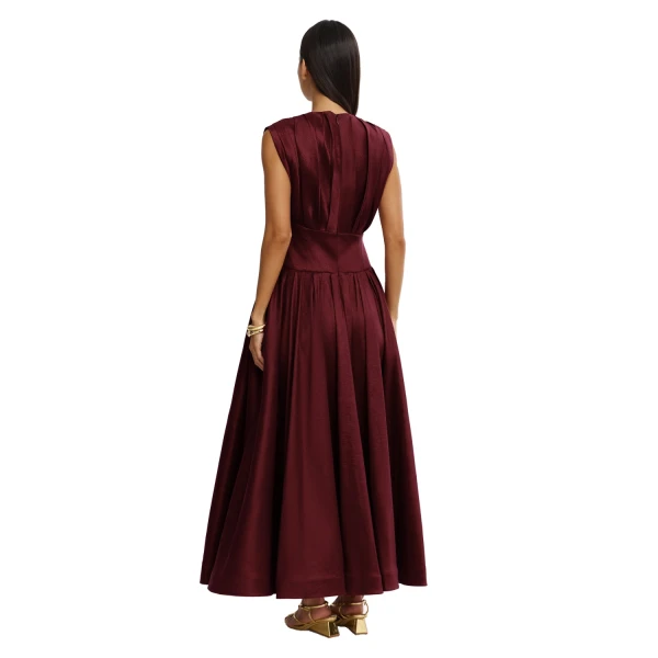Acler Innoxhill Maxi Dress in Mahogany, view 3