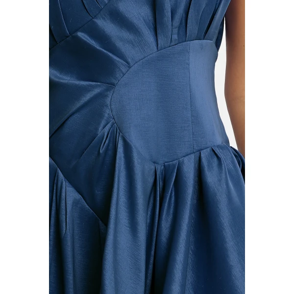 Acler Innoxhill Maxi Dress in Misty Blue, view 4