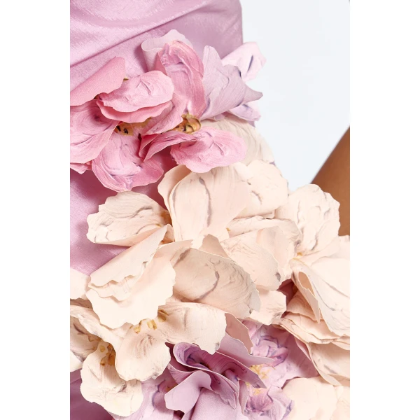 Acler Keble Mini Dress in Blushmuse, view 4