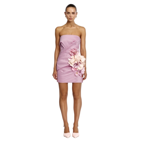 Acler Keble Mini Dress in Blushmuse
