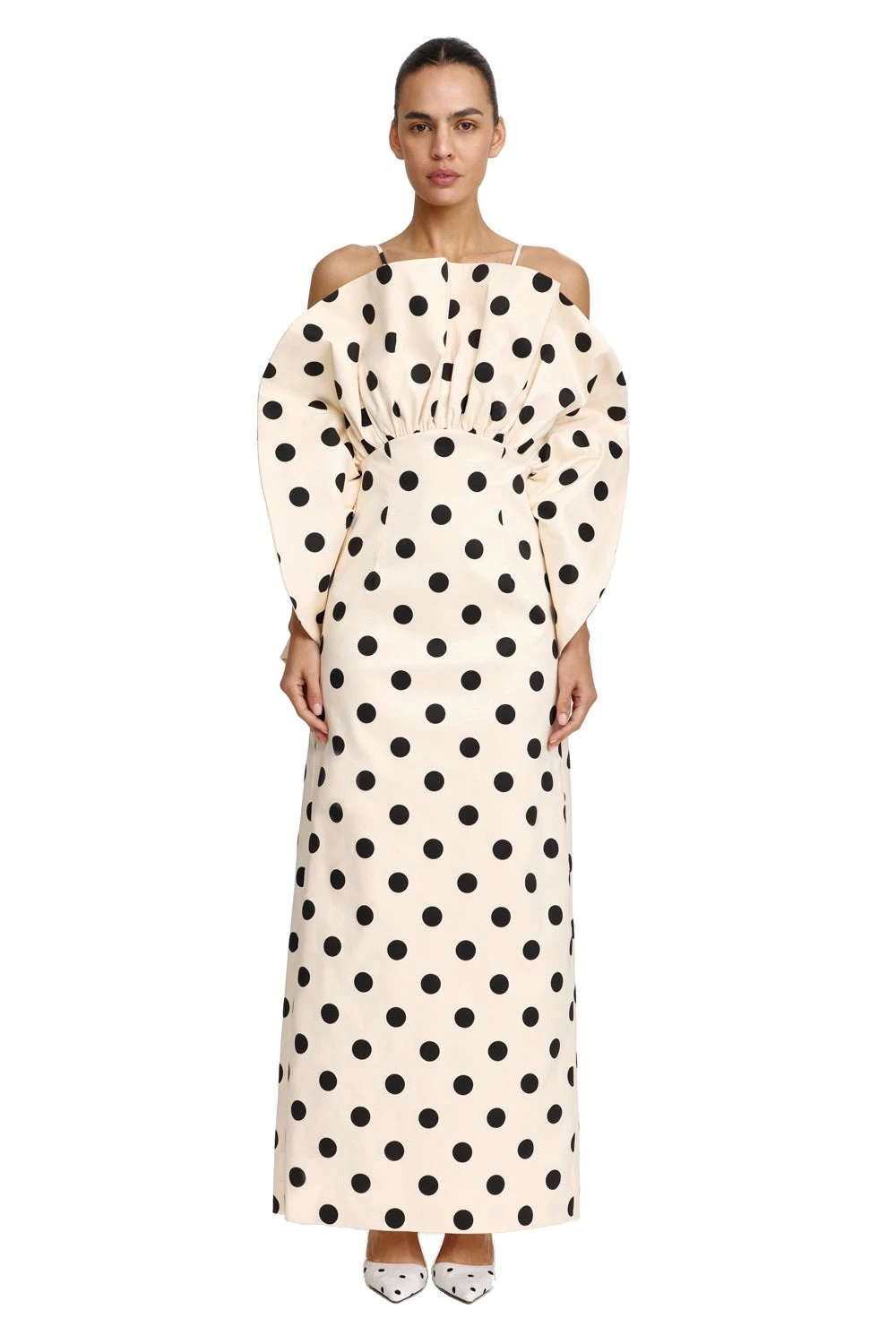 Acler Ketch Maxi Dress in Dotty, Multicolour Dresses