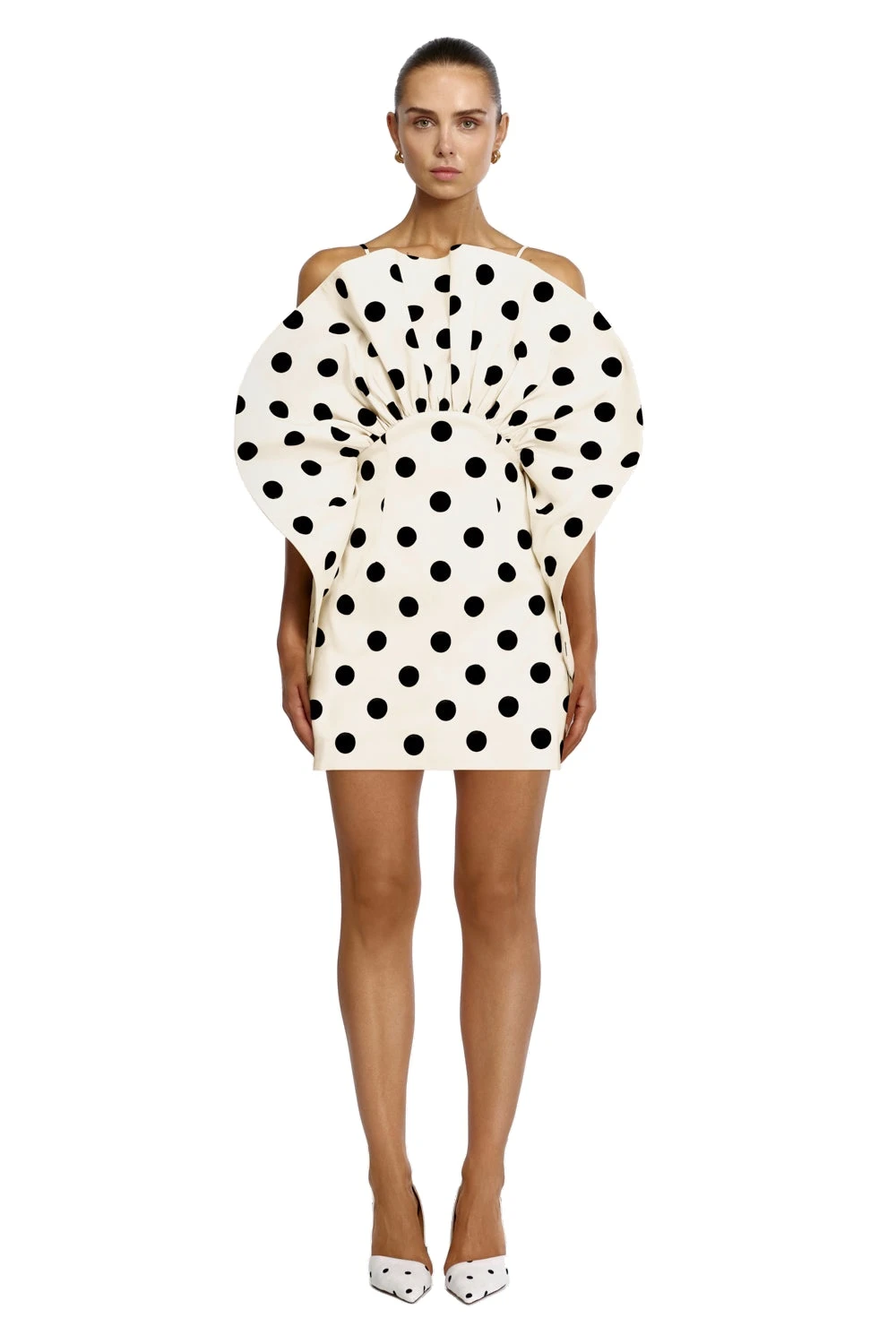 Acler Ketch Mini Dress in Dotty, Multicolour Dresses