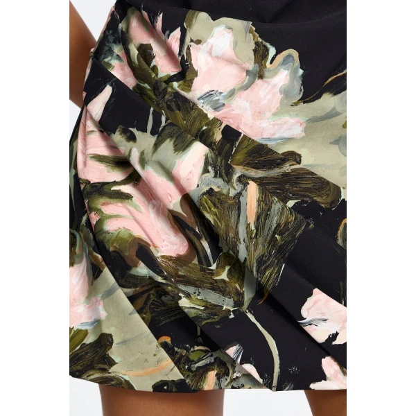 Acler Lachine Mini Dress in Water Lily, view 4