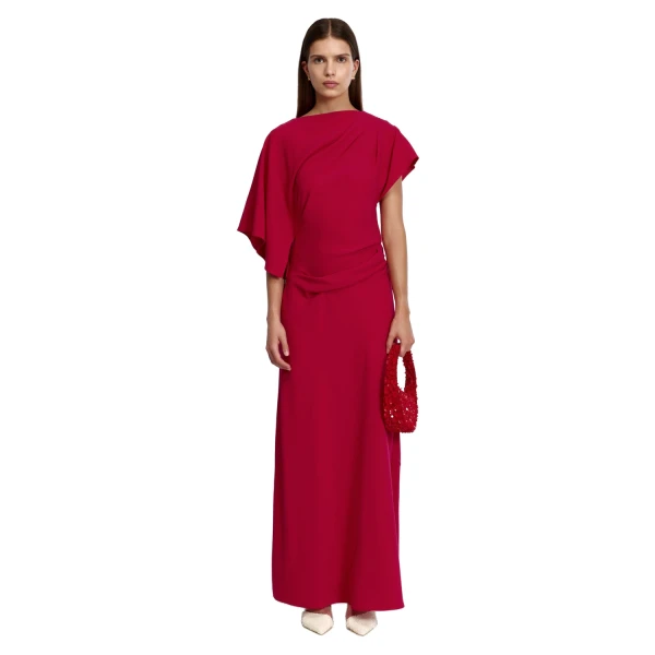 Acler Lansvale Maxi Dress in Berry