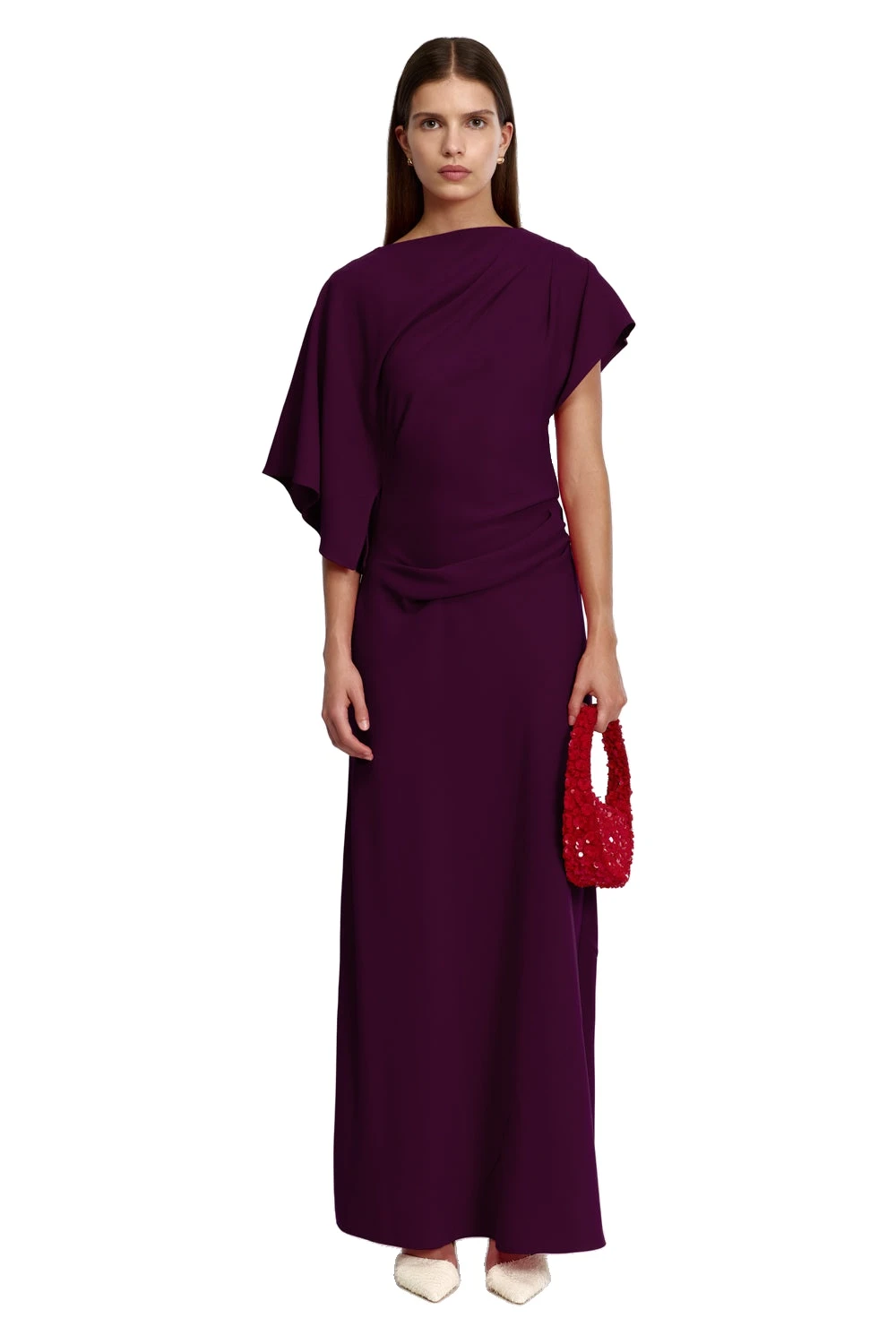 Acler Lansvale Maxi Dress in Fig, Purple Dresses
