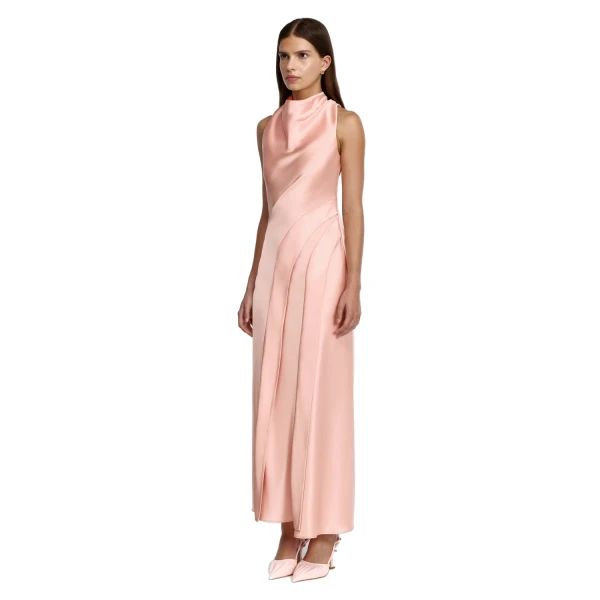 Acler Lecha Maxi Dress in Soft Flamingo, view 2