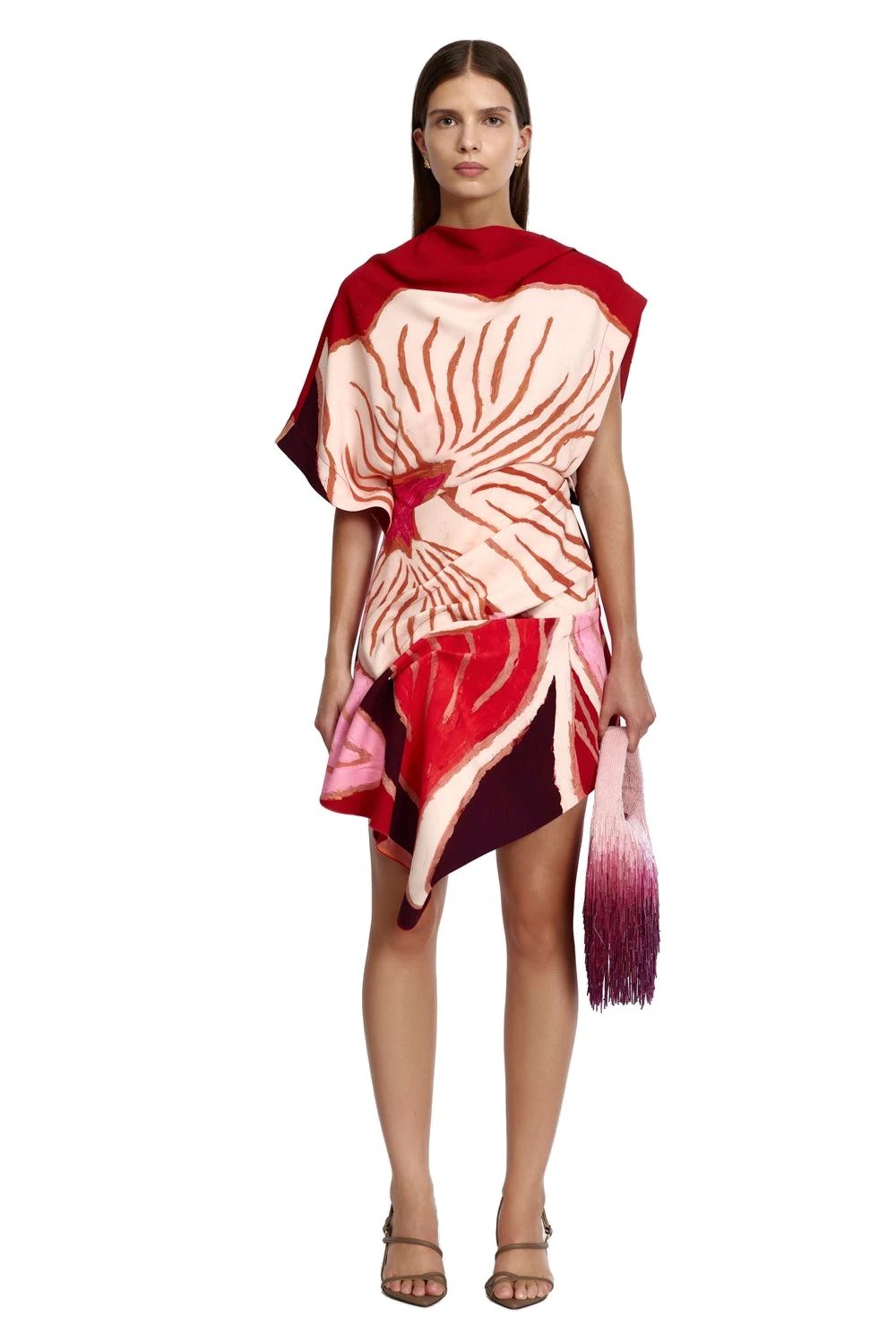 Acler Lindon Mini Dress in Rouge Eclipse, Multicolour Dresses