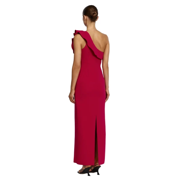 Acler Matlock Maxi Dress in Berry, view 3