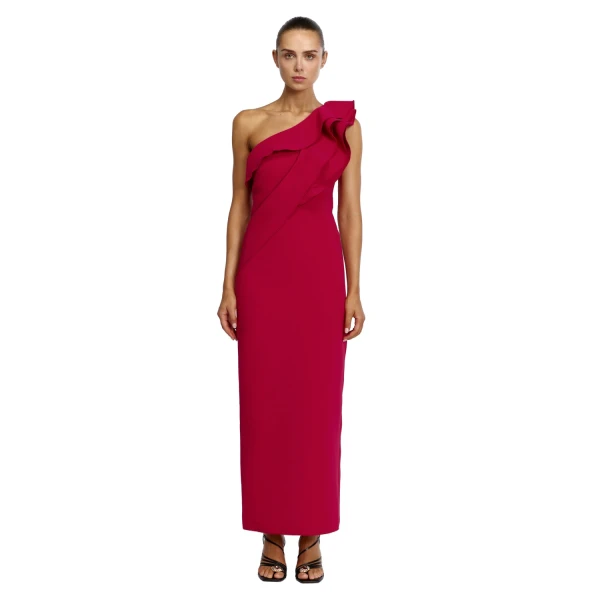 Acler Matlock Maxi Dress in Berry