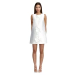 Acler Medora Mini Dress in Ivory