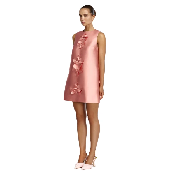 Acler Medora Mini Dress in Rose Petal, view 2