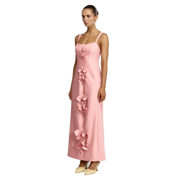 Acler Medoral Maxi Dress in Rose Petal, view 2