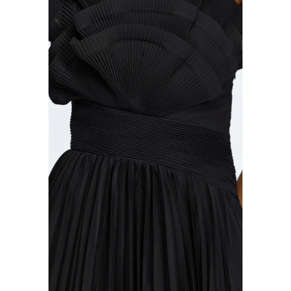 Acler Penda Maxi Dress in Black, view 4