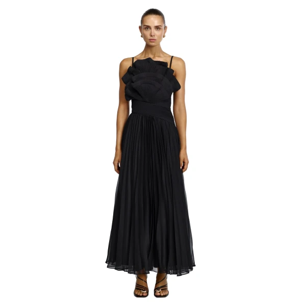 Acler Penda Maxi Dress in Black, view 5