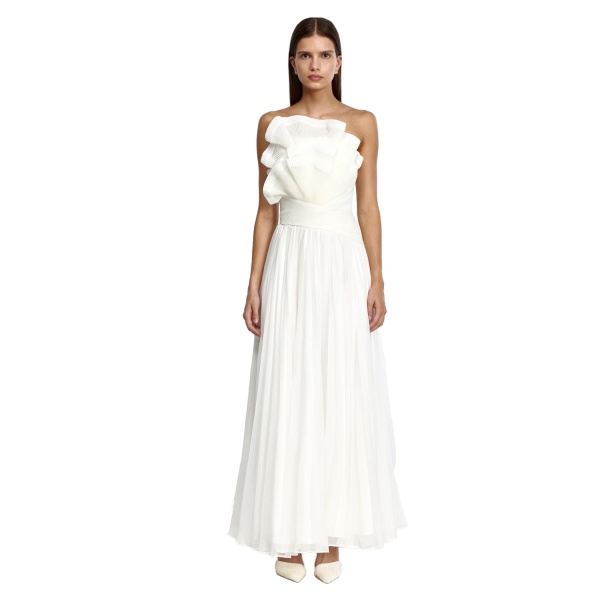 Acler Penda Maxi Dress in Ivory