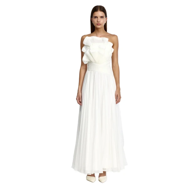 Penda Maxi Dress in Ivory
