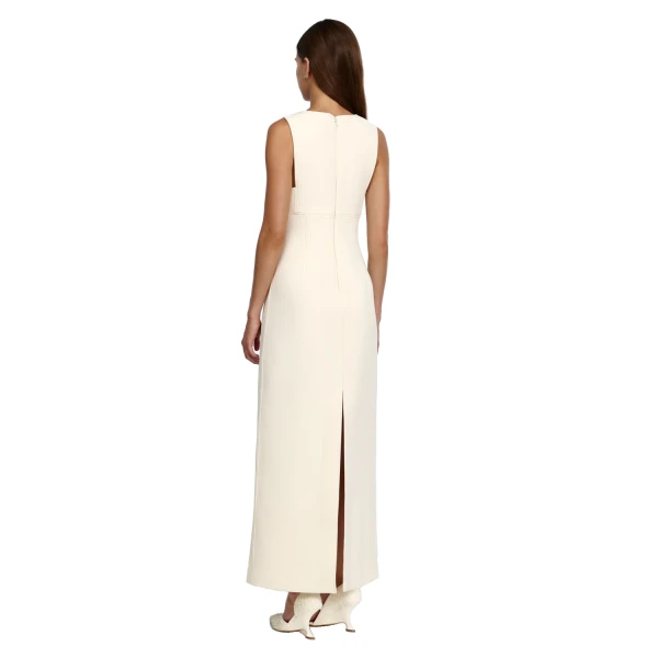 Acler Picardie Maxi Dress in Buttercream, view 3