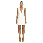 Acler Picardie Mini Dress in Ivory