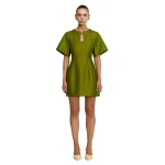 Acler Picts Mini Dress in Cardamom