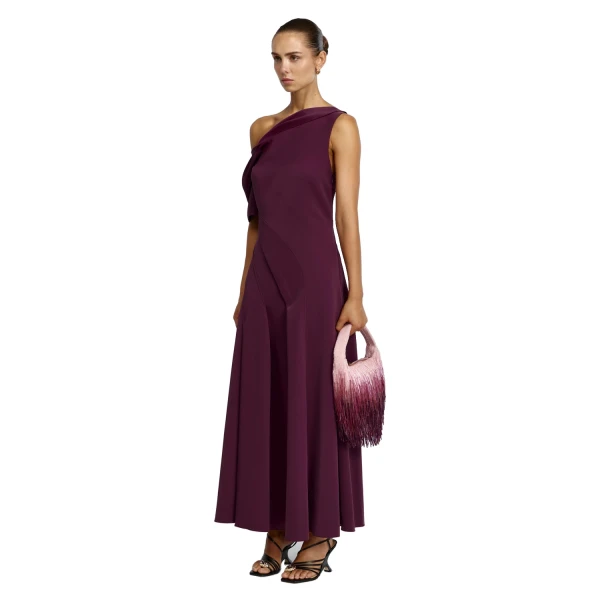 Acler Piddington Maxi Dress in Boysenberry, view 2