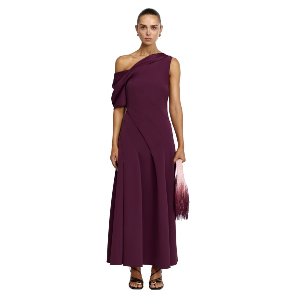 Acler Piddington Maxi Dress in Boysenberry
