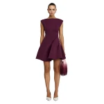 Acler Piddington Mini Dress in Boysenberry