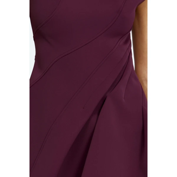 Acler Piddington Mini Dress in Boysenberry, view 4