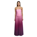 Acler Primley Maxi Dress in Bordeaux Haze
