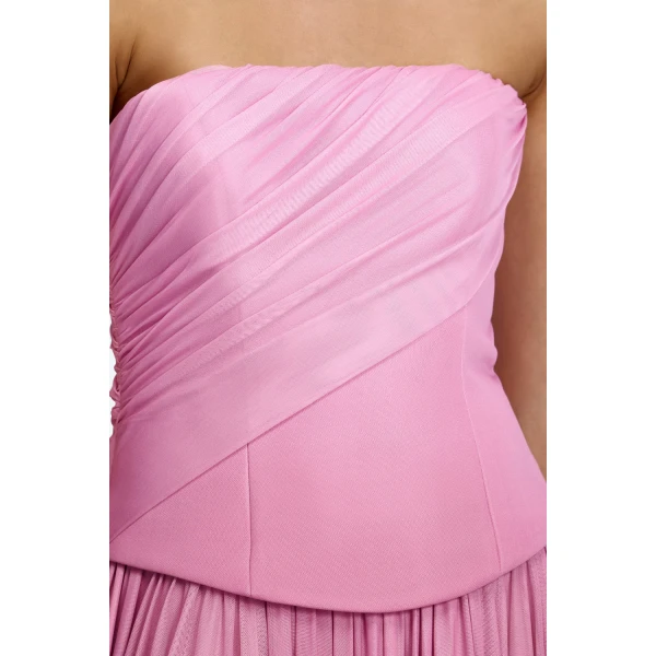 Acler Primley Maxi Dress in Bordeaux Haze, view 4