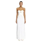 Acler Pryde Maxi Dress in Ivory