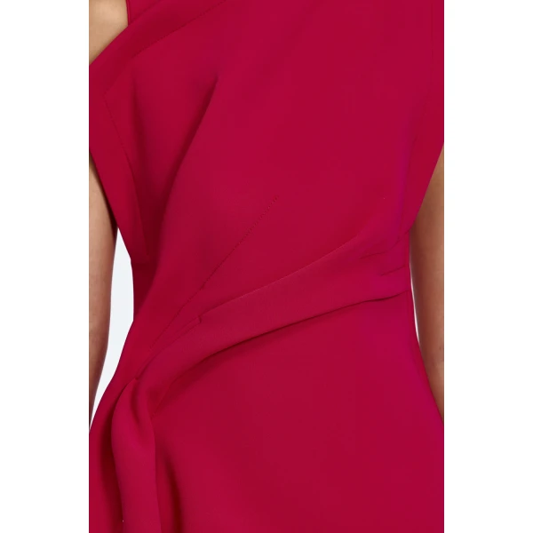 Acler Quindus Mini Dress in Berry, view 4