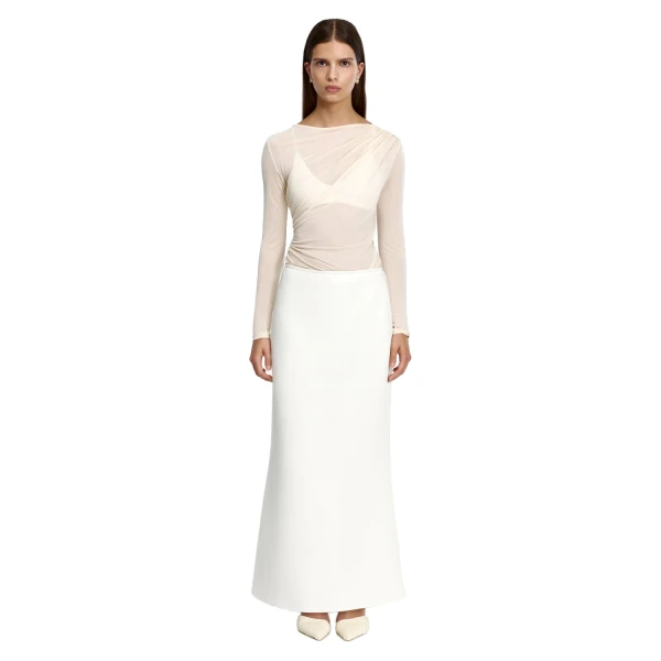 Acler Quindus Skirt in Ivory, view 5