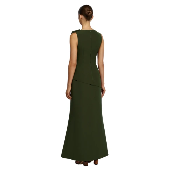 Acler Quindus Top in Shadow Green, view 3