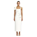 Acler Radburn Maxi Dress in Ivory