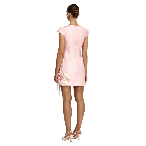 Acler Radburn Mini Dress in Lily In Bloom, view 3