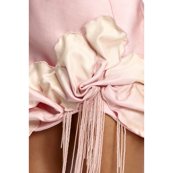 Acler Radburn Mini Dress in Lily In Bloom, view 4